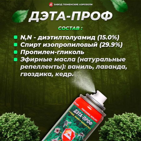 Аэрозоль ДЭТА-Проф 3-в-1_140мл (ДВ30%)